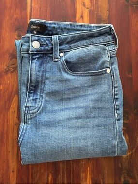 Quince | Size 28 Regular | Bella Stretch Straight Jeans | Seaside Blue